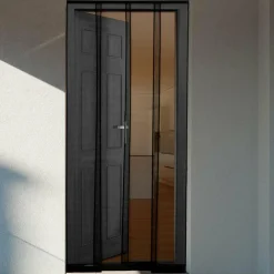 Rideau de porte moustiquaire (H230 x L100 cm) Noir