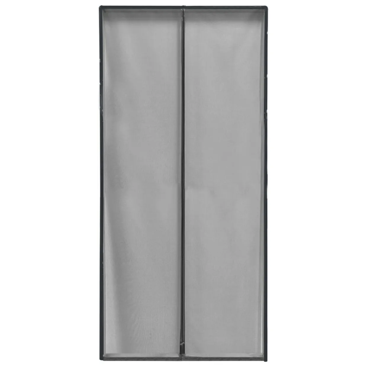 Rideau de porte moustiquaire (100 x 220 cm) Mona Gris