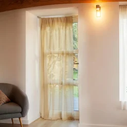 Rideau de porte tissé (135 x 225 cm) Natural Taupe