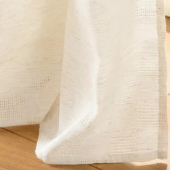 Rideau effet lin tissé (140 x 260 cm) Logan Ecru