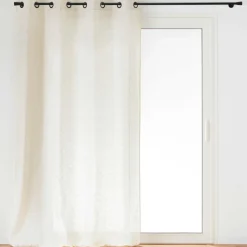 Rideau effet lin tissé (140 x 260 cm) Logan Ecru