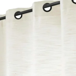 Rideau effet lin tissé (140 x 260 cm) Nando Ecru