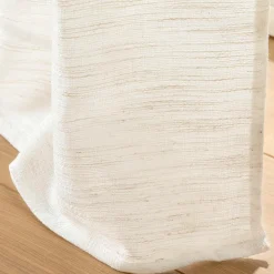 Rideau effet lin tissé (140 x 260 cm) Nando Ecru