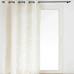 Rideau effet lin tissé (140 x 260 cm) Igor Ecru