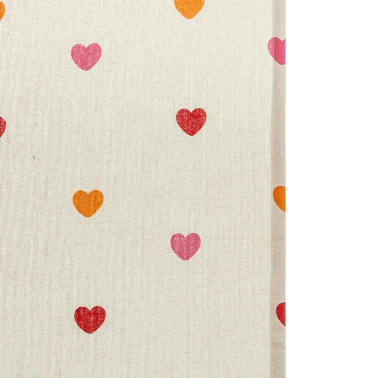 Rideau enfant coton recyclé (140 x 260 cm) Amour Multicolore