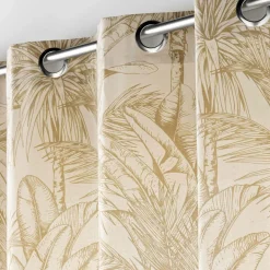 Rideau œillets coton (140 x 240 cm) Dune Beige