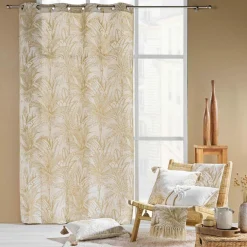 Rideau œillets coton (140 x 240 cm) Dune Beige
