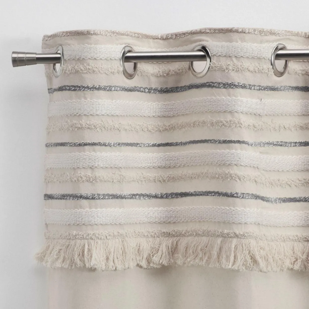 Rideau œillets coton (140 x 240 cm) Atlas Beige