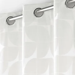 Rideau œillets velours (135 x 260 cm) Geolia Blanc