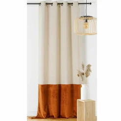 Rideau lin (135 x 280 cm) Duolin Orange