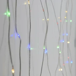 Rideau lumineux H1,90 m L1,90 m 400 Micro LED Multicolore