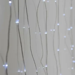 Rideau lumineux H1,90 m L1,90 m 400 Micro LED Blanc froid