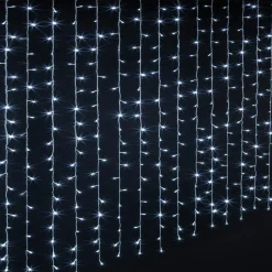 Rideau lumineux H2 m L1,50 m 300 LED Blanc froid