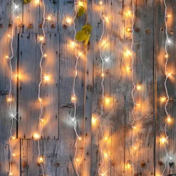 Rideau lumineux H2 m L2 m 96 LED Interconnectable Flashing light Bicolore Blanc chaud et froid