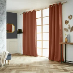 Rideau obscurcissant (140 x 260 cm) Dark Terracotta