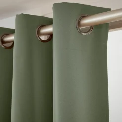 Rideau obscurcissant (140 x 260 cm) Dark Vert kaki