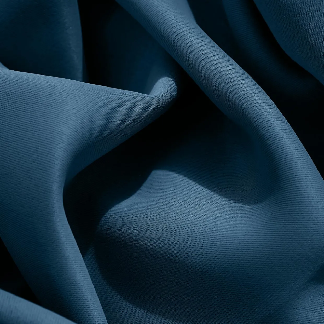 Rideau obscurcissant galon fronceur (140 x 260 cm) Dark Bleu pétrole