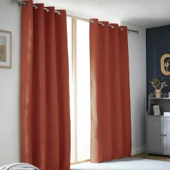 Rideau obscurcissant thermique (140 x 240 cm) Alba Terracotta