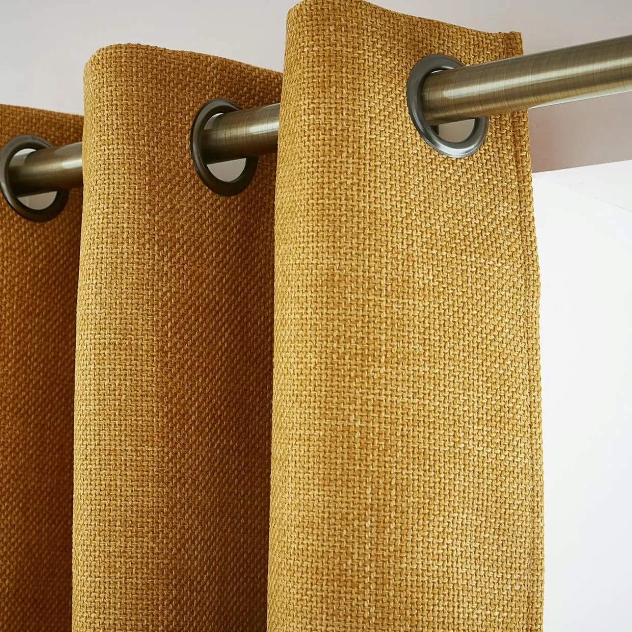 Rideau obscurcissant thermique (140 x 180 cm) Alba Jaune moutarde