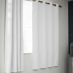 Rideau obscurcissant thermique (140 x 180 cm) Alba Blanc perle