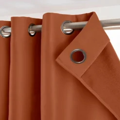 Rideau obscurcissant thermique (140 x 180 cm) Calore Terracotta
