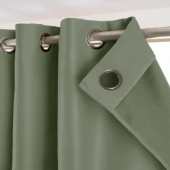 Rideau obscurcissant thermique (140 x 280 cm) Calore Vert kaki