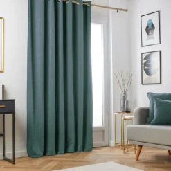 Rideau obscurcissant thermique (180 x 260 cm) Minuit Gris bleu