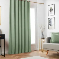 Rideau obscurcissant thermique (180 x 260 cm) Minuit Vert kaki