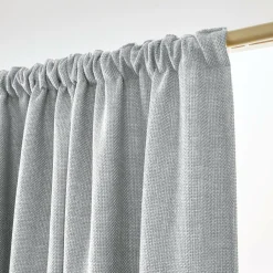 Rideau obscurcissant thermique galon fronceur (180 x 260 cm) Alba Gris