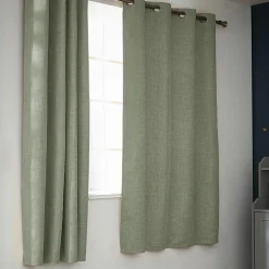 Rideau obscurcissant thermique (140 x 180 cm) Alba Vert romarin