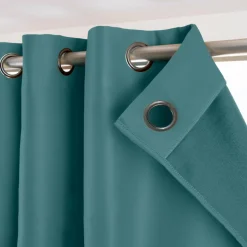 Rideau obscurcissant thermique (140 x 240 cm) Calore Bleu canard