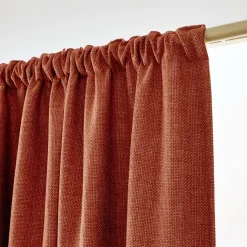 Rideau obscurcissant thermique galon fronceur (180 x 260 cm) Alba Terracotta