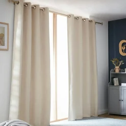 Rideau obscurcissant thermique (140 x 280 cm) Alba Beige grège