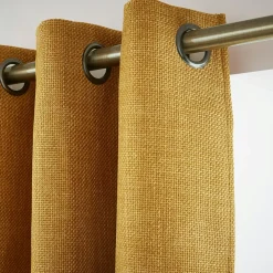 Rideau obscurcissant thermique (140 x 280 cm) Alba Jaune moutarde