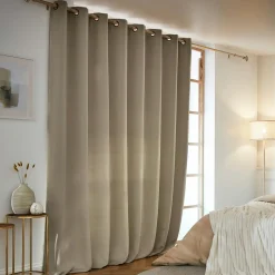 Rideau obscurcissant thermique (280 x 260 cm) Calore Taupe