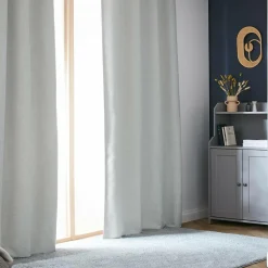 Rideau obscurcissant thermique galon fronceur (140 x 240 cm) Alba Gris