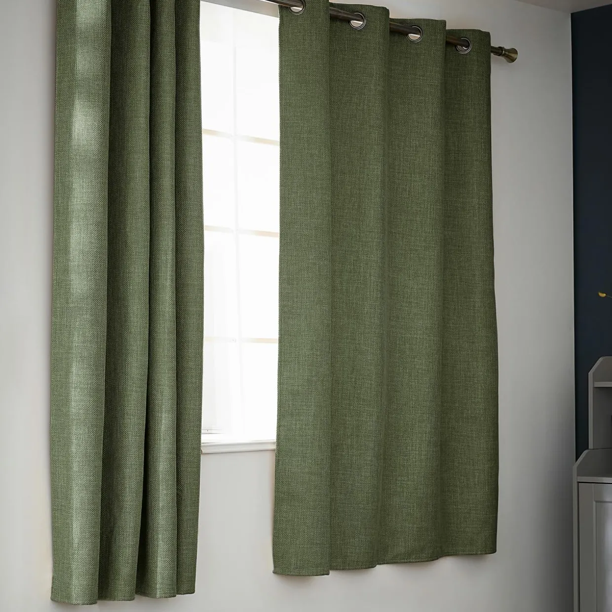 Rideau obscurcissant thermique (140 x 180 cm) Alba Vert kaki