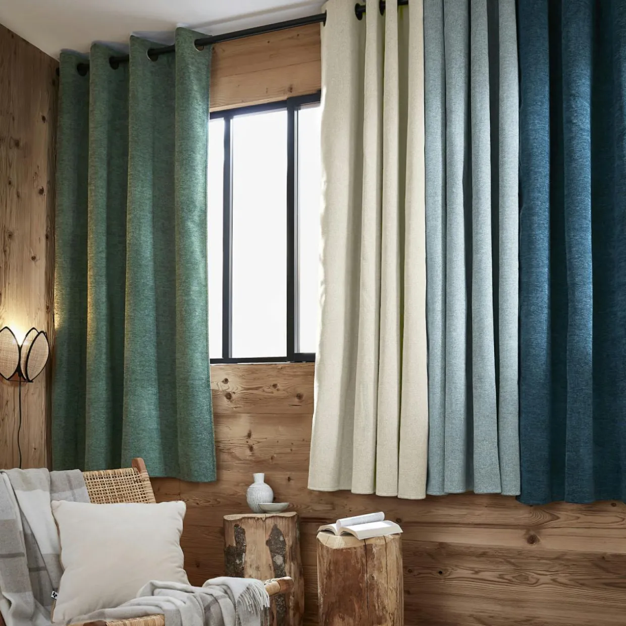 Rideau occultant isolant Total Blackout (140 x 180 cm) Magnus Terracotta