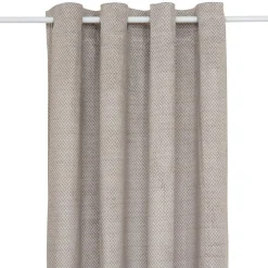 Rideau occultant velours (135 x 260 cm) Yupi Beige lin