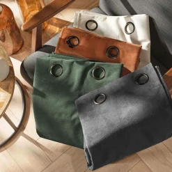 Rideau occultant velours (140 x 260 cm) Olympe Camel