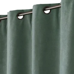 Rideau occultant velours (140 x 260 cm) Olympe Vert kaki