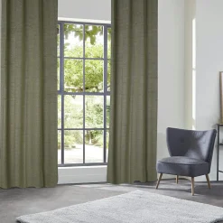 Rideau occultant velours (135 x 260 cm) Yupi Vert kaki