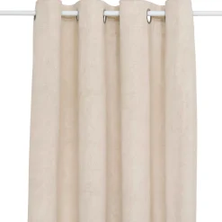 Rideau occultant velours (135 x 260 cm) Fuji Ecru