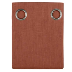 Rideau oeillets (140 x 260 cm) Bea Terracotta