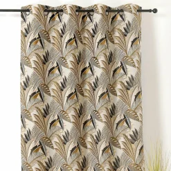 Rideau oeillets (140 x 250 cm) Eden Jaune