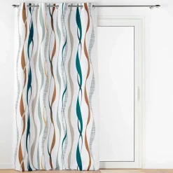 Rideau oeillets (140 x 260 cm) Lisana Multicolore