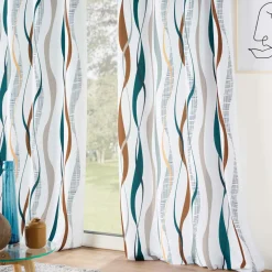 Rideau oeillets (140 x 280 cm) Lisana Multicolore