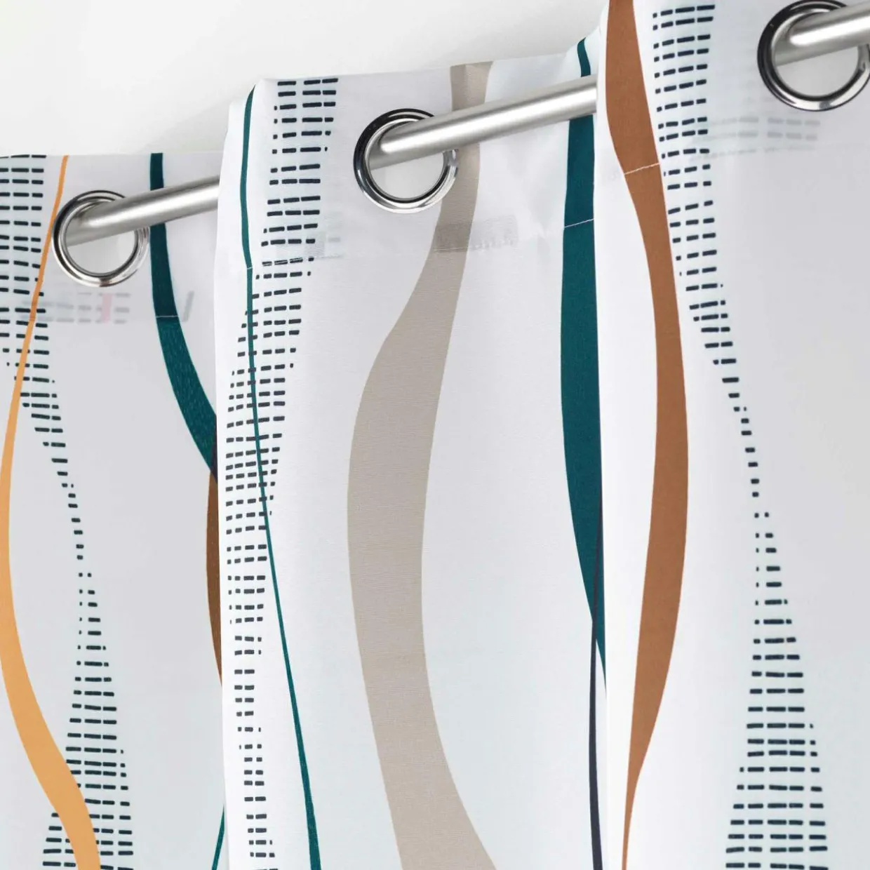 Rideau oeillets (140 x 280 cm) Lisana Multicolore