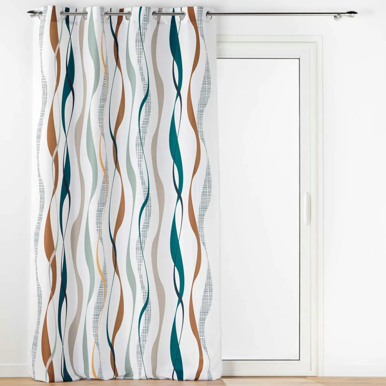 Rideau oeillets (140 x 280 cm) Lisana Multicolore