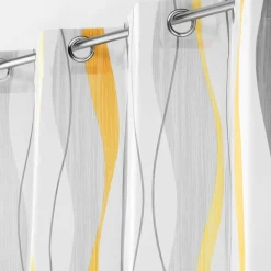 Rideau oeillets (140 x 260 cm) Ondulys Blanc